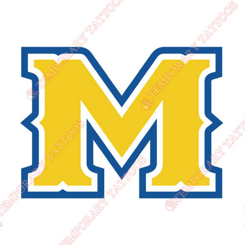 McNeese State Cowboys Customize Temporary Tattoos Stickers NO.5015